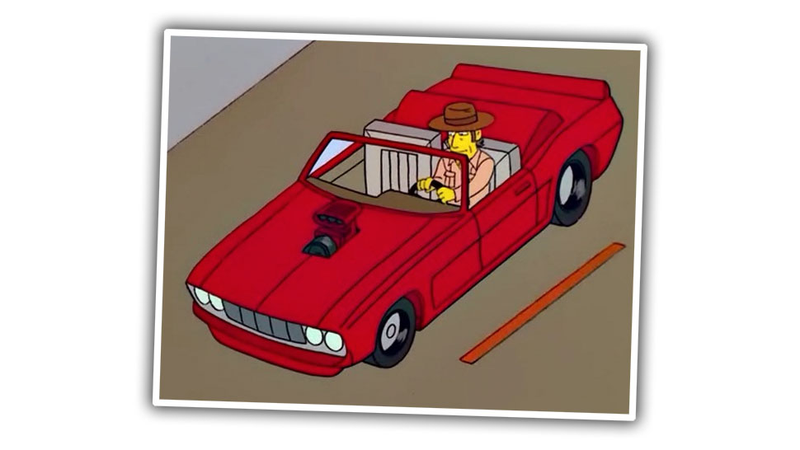 Illustration for article titled A Guide To Every Real-World Car Used In The Simpsons